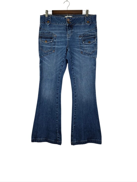 BDG Denim - Urban Outfitters BDG Women’s Size 28 Micro Flare Utility Denim Jeans Mid Rise